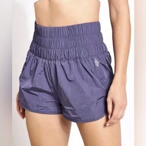 Free People Movement The Way‎ Home Lined Shorts Purple Size Small Athletic
